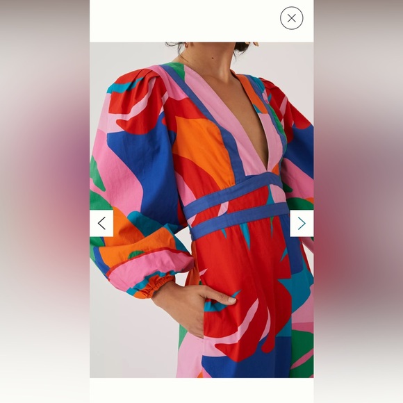 FARM Rio Deep V Jumpsuit - Picture 4 of 8